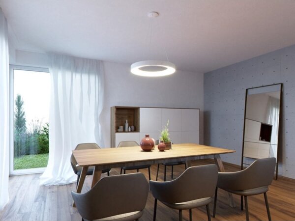 LED2 - Lampadario LED a sospensione con filo BELLA LED/50W/230V 3000K diametro 60 cm bianco