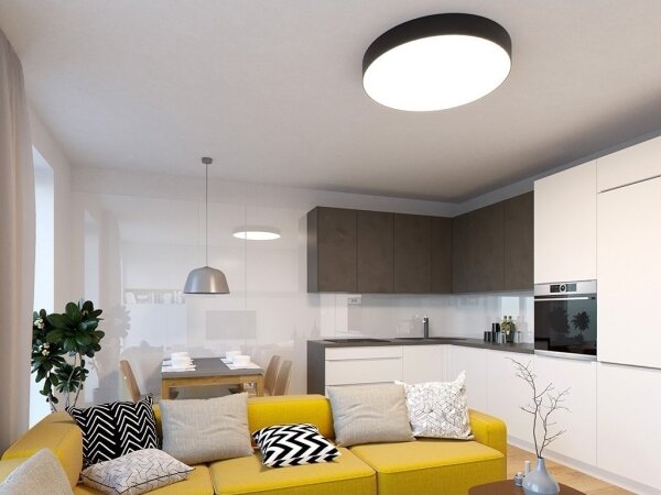 LED2 - Plafoniera LED dimmerabile MONO LED/100W/230V 3000K/4000K nero
