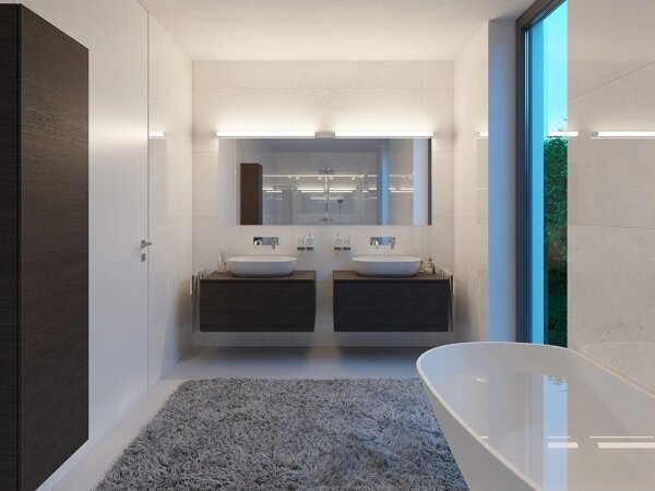 LED2 - Applique da bagno a LED TONDA LED/18W/230V IP44 3000K/4000K