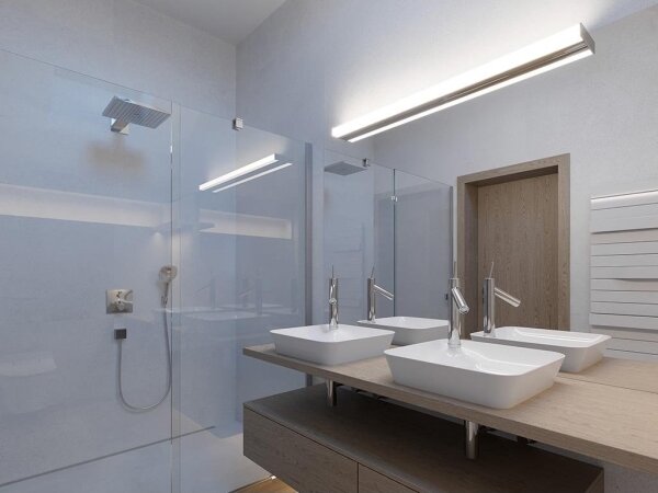 LED2 - Applique da bagno a LED QUADRA LED/18W/230V IP44 3000K/4000K
