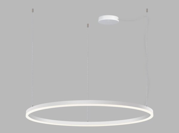 LED2 - Lampadario a sospensione con filo LED dimmerabile CIRCLE 80W/230V 3000K/4000K diametro 100cm bianco