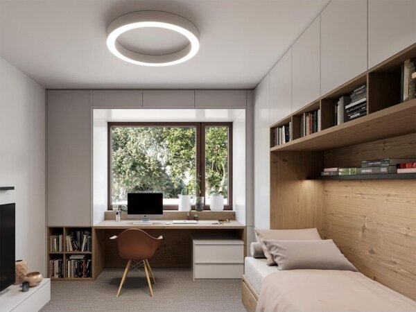 LED2 - Plafoniera LED dimmerabile SATURN LED/50W/230V 3000K/4000K bianco