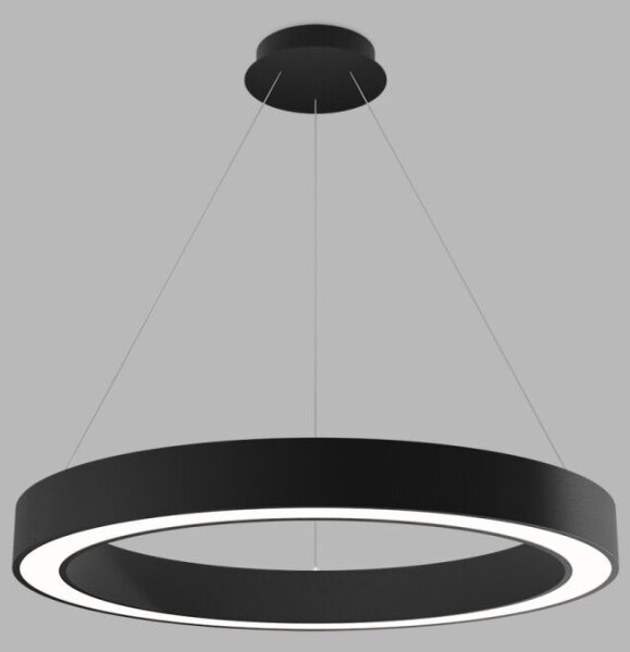 LED2 - Lampadario LED dimmerabile su una stringa SATURN LED/60W/230V 3000K/4000K nero