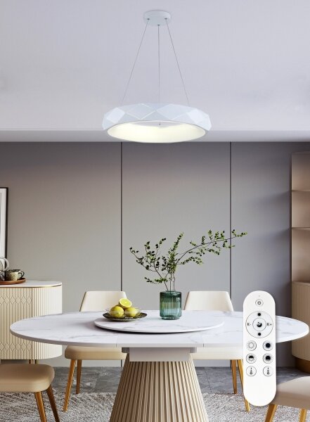 Top Lampada - Lampadario a sospensione con filo LED dimmerabile APOLO LED/45W/230V bianco + +TC
