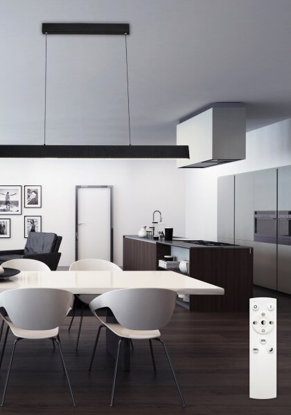 Top Lampada - Lampadario a sospensione con filo LED dimmerabile LED/30W/230V nero + +TC