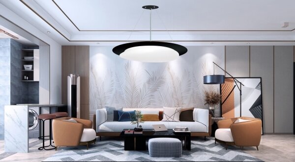 Top Lampada - Lampadario a sospensione con filo LED dimmerabile STONE LED/51W/230V 3000-6500K + +TC