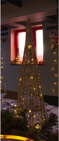 Retlux - Decorazione natalizia LED LED/2xAA cono da 40 cm