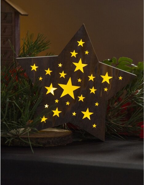 Retlux - Decorazione natalizia LED LED/2xAAA stella