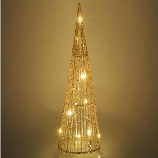 Retlux - Decorazione natalizia LED LED/2xAA cono da 40 cm