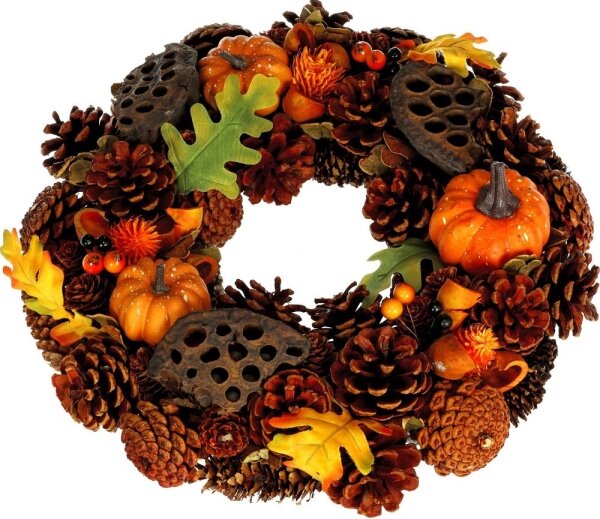 Retlux - Ghirlanda autunnale HALLOWEEN diametro 35 cm