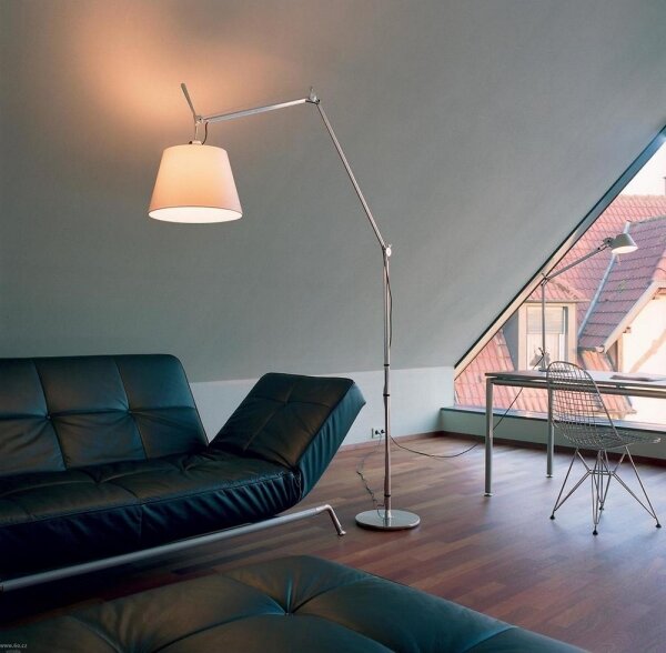 Artemide AR 0564010A+AR 0780030A+AR 0779010A COMPLETO - Lampada da terra TOLOMEO 1xE27/150W/230V