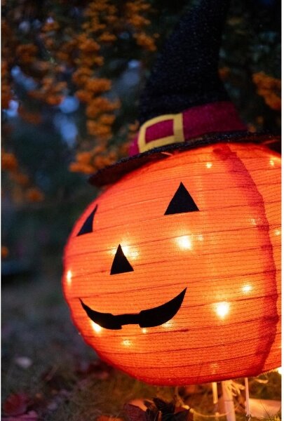Retlux - LED Decorazione per esterni HALLOWEEN LED/3xAA/bianco caldo IP44 zucca