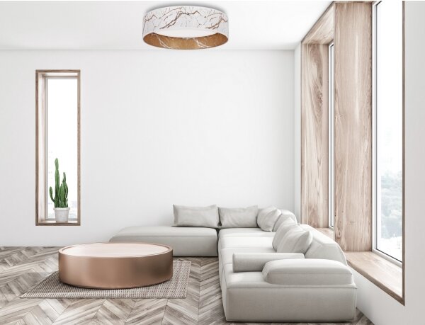 Brilagi - Plafoniera LED VELVET LED/24W/230V 3000/4000/6400K bianco/oro