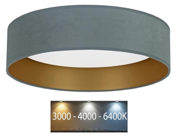 Brilagi - Plafoniera LED VELVET LED/24W/230V 3000/4000/6400K menta/oro