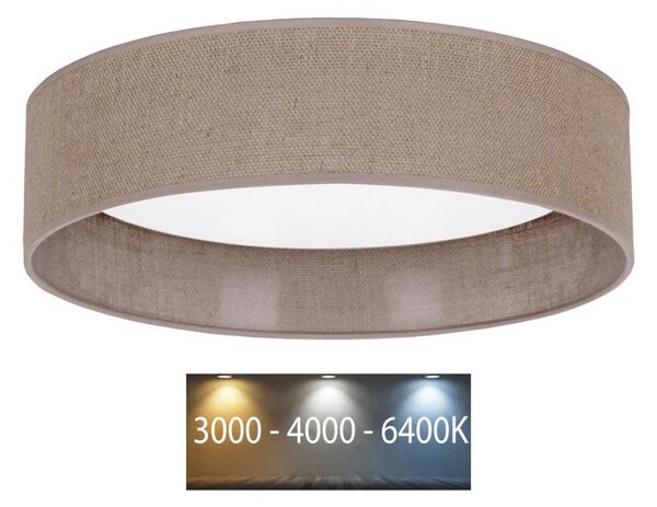 Brilagi - Plafoniera LED VELVET LED/24W/230V 3000/4000/6400K marrone