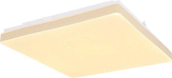 Globo Lighting plafoniera in metallo bianco, LED