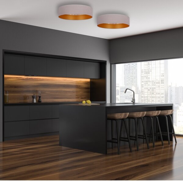 Brilagi - Plafoniera LED VELVET STAR LED/24W/230V d. 40 cm cremoso/oro