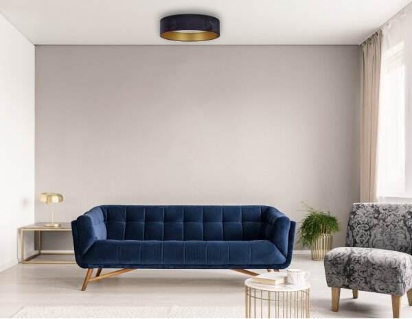 BRILAGI - Plafoniera LED VELVET STAR LED/24W/230V d. 40 cm blu/oro
