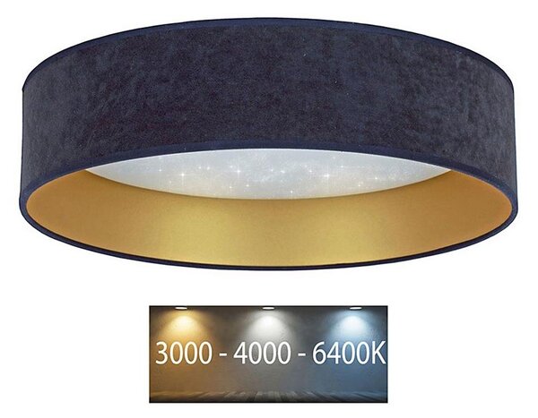 BRILAGI - Plafoniera LED VELVET STAR LED/24W/230V d. 40 cm blu/oro