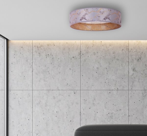 Brilagi - Plafoniera LED VELVET STAR LED/24W/230V d. 40 cm grigio/oro