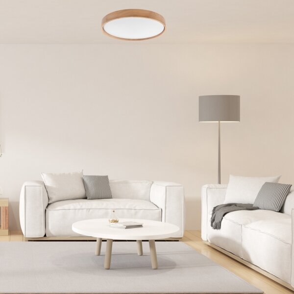 Brilagi - Lampada LED da soffitto MANAROLA SMART 36W 230V con telecomando Tuya