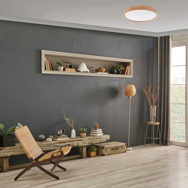 Brilagi - Lampada LED da soffitto MANAROLA SMART 36W 230V con telecomando Tuya