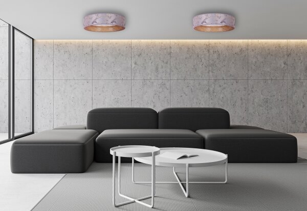Brilagi - Plafoniera LED VELVET STAR LED/24W/230V d. 40 cm grigio/oro