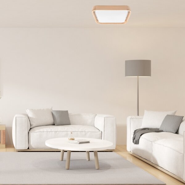 Brilagi - Plafoniera LED MANAROLA CUBIC LED/24W/230V 3000-6500K + telecomando