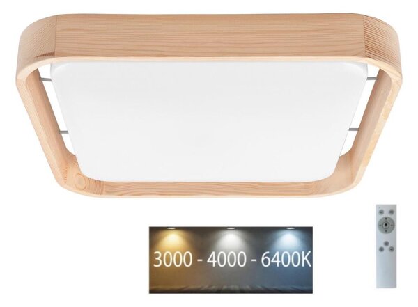 Brilagi - Plafoniera LED MANAROLA CUBIC LED/24W/230V 3000-6500K + telecomando
