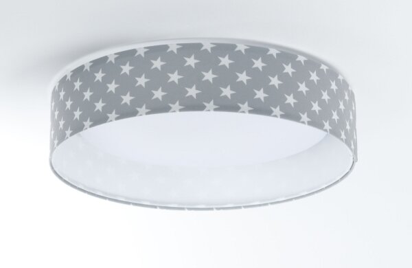 Luce LED dimmerabile GALAXY KIDS LED/24W/230V stelle grigio/bianco + tc