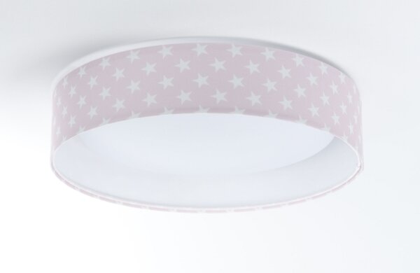 Luce LED dimmerabile GALAXY KIDS LED/24W/230V stelle rosa/bianco + tc