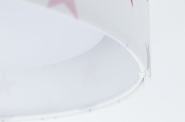 Luce LED dimmerabile GALAXY KIDS LED/24W/230V stelle bianche/rosa/grigio + tc
