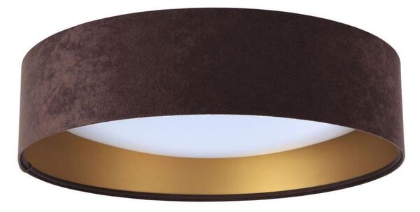 Lampada da soffitto LED GALAXY 24W 230V marrone/oro
