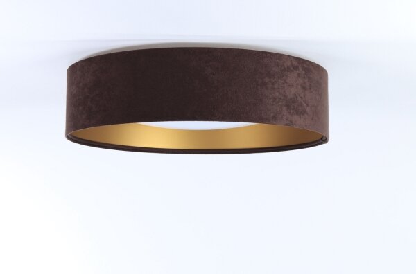 Lampada da soffitto LED GALAXY 24W 230V marrone/oro