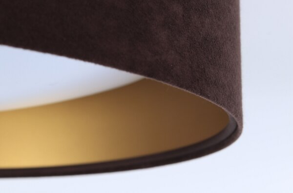 Lampada da soffitto LED GALAXY 24W 230V marrone/oro
