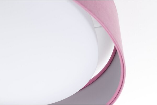 Plafoniera LED dimmerabile SMART GALAXY LED/24W/230V rosa/argento + tc