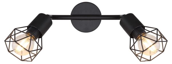 Globo - Faretto LED XARA 2xE14/6W/230V nero