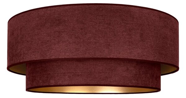 Plafoniera Duolla, Boho, Rosso, Corridoio, Tessuto / Tessile, Giovanile