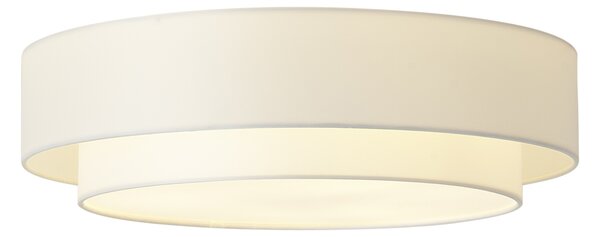 Plafoniera moderna bianca 50 cm 3 luci - Drum Duo