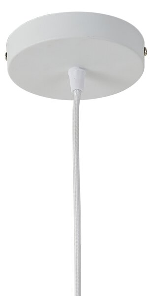 Lampada a sospensione moderna bianca 50cm 3 luci - Drum Duo