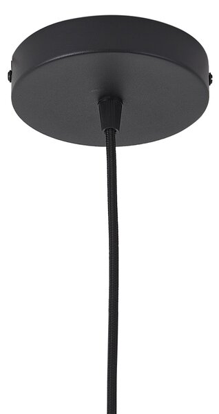 Lampada a sospensione moderna nera 50cm 3 luci - Drum Duo