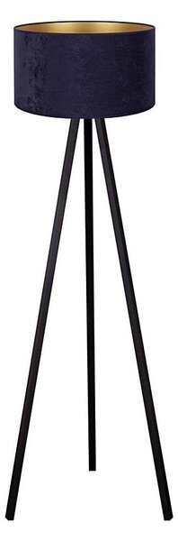 Brilagi - Lampada da terra VELVET 1xE27/60W/230V wenge/blu