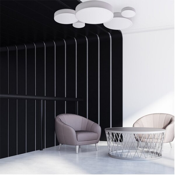 Brilagi - Plafoniera LED RGBW dimmerabile CLARE 2xE27/9W/230V Wi-Fi bianca