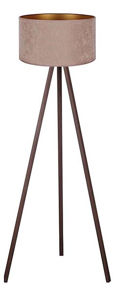Brilagi - Lampada con piedistallo VELVET 1xE27/60W/230V marrone/beige