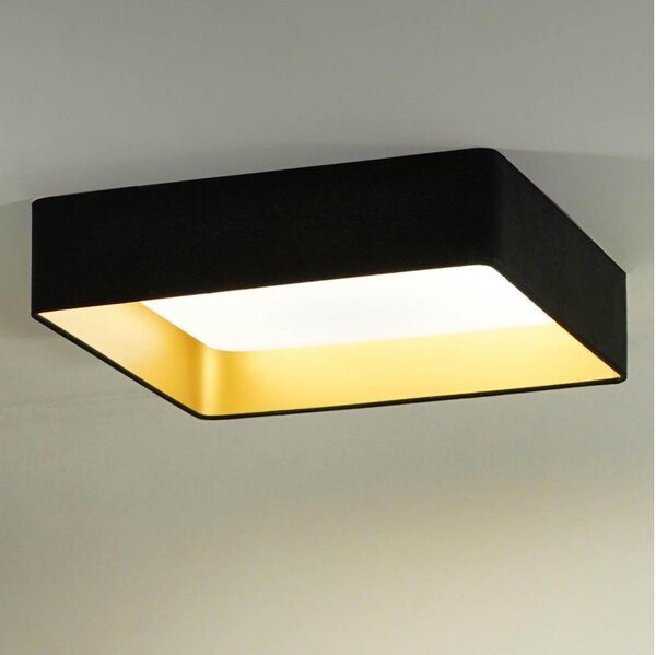 Brilagi - Plafoniera LED VELVET SQUARE LED/24W/230V nero