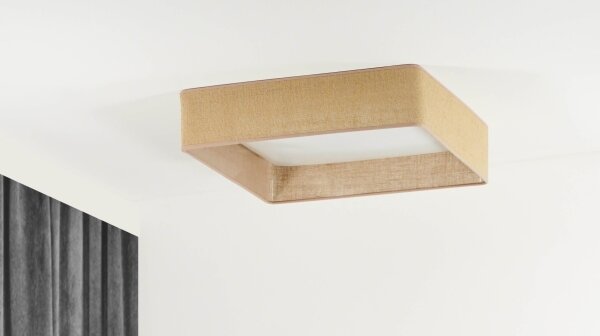 Brilagi - Plafoniera LED VELVET SQUARE LED/24W/230V marrone