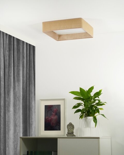Brilagi - Plafoniera LED VELVET SQUARE LED/24W/230V marrone