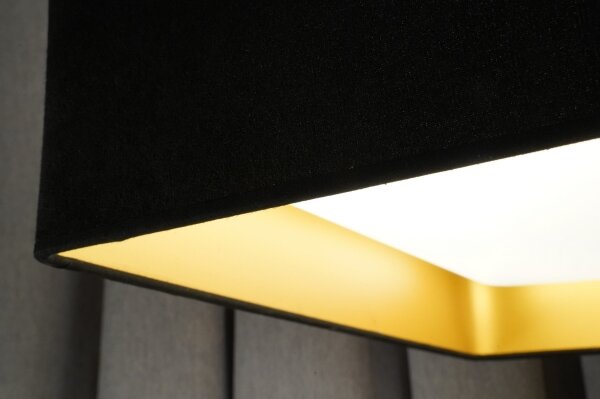 Brilagi-LED Lampada dimmerabile VELVET SQUARE LED/36W/230V Wi-Fi Tuya+telecomando nero