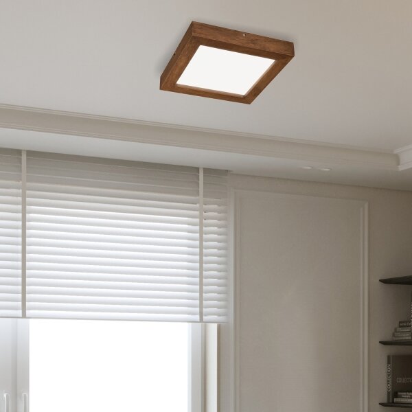 Brilagi-Luce LED dimmerabile WOODY FRAME LED/24W/230V quercia 30x30 cm IP44 + +TC