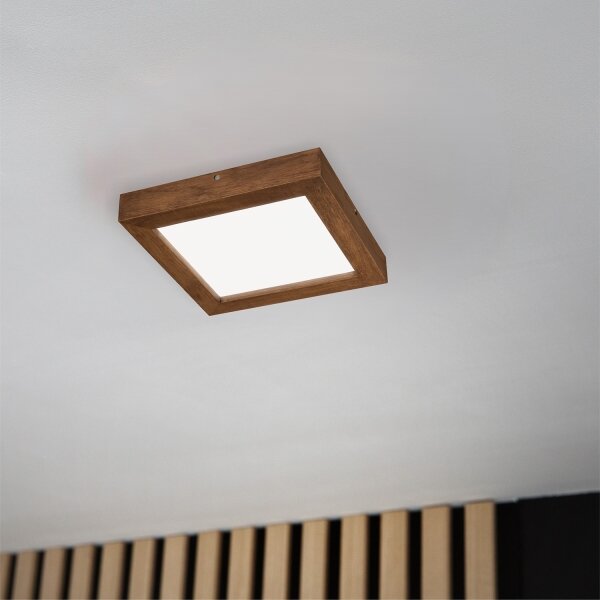 Brilagi-Luce LED dimmerabile WOODY FRAME LED/24W/230V quercia 30x30 cm IP44 + +TC